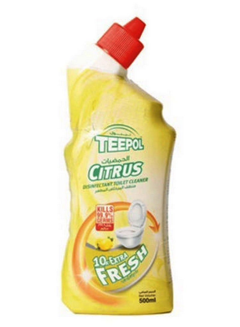 Teepol Toilet Cleaner Extra Fresh Citrus Disinfectant 500 ML